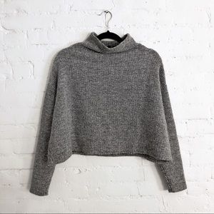 Cowl Neck Cropped Sweater ✨